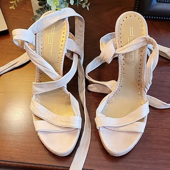 ESP faux leather wrap sandals - Picture 7 of 10